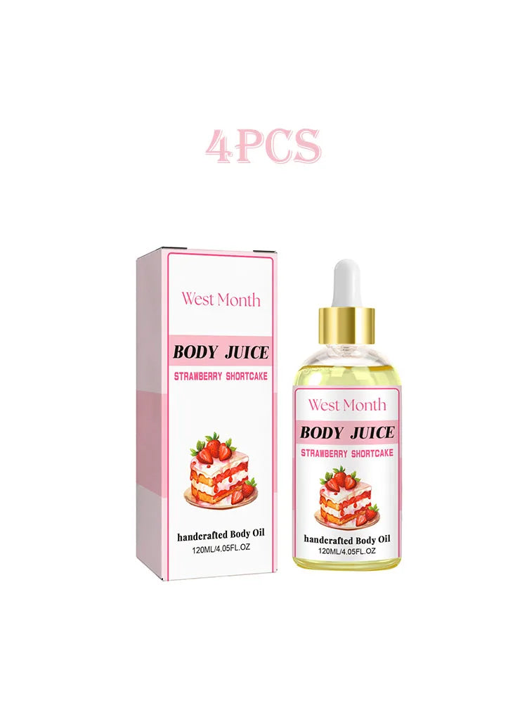Body Juice Massage Oil Strawberry Serum Body Drops Oil Moisturize Body