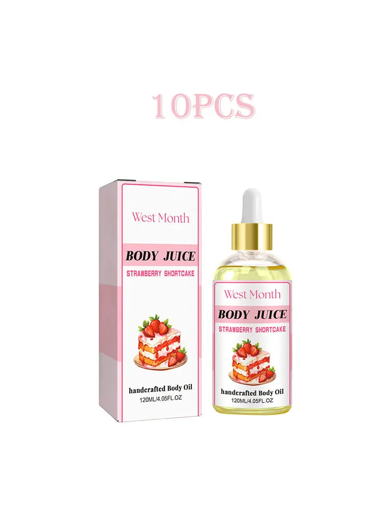 Body Juice Massage Oil Strawberry Serum Body Drops Oil Moisturize Body