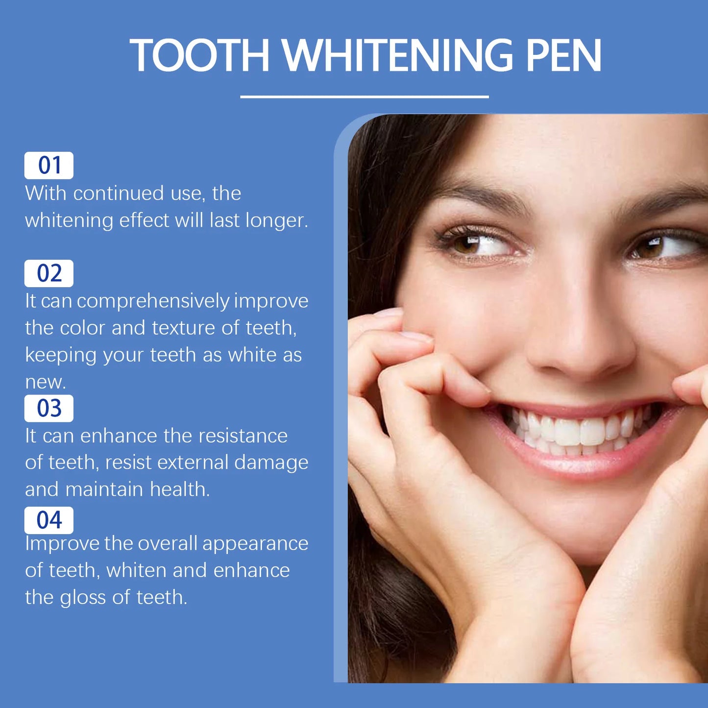 Oralhoe 3mlx2pcs Teeth Whitening Pen Stain Remove Dental Care