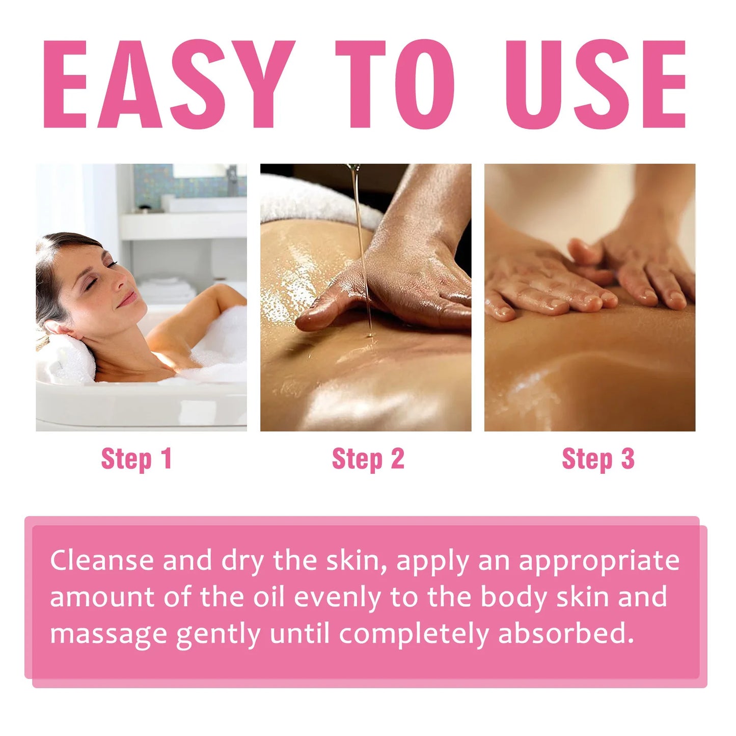 Body Juice Massage Oil Strawberry Serum Body Drops Oil Moisturize Body