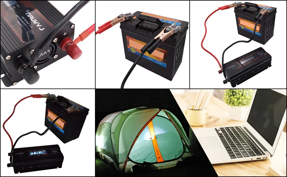 DC12V to AC110V Inverter Power 1500W/2000W/2600W Portable Car Inverter