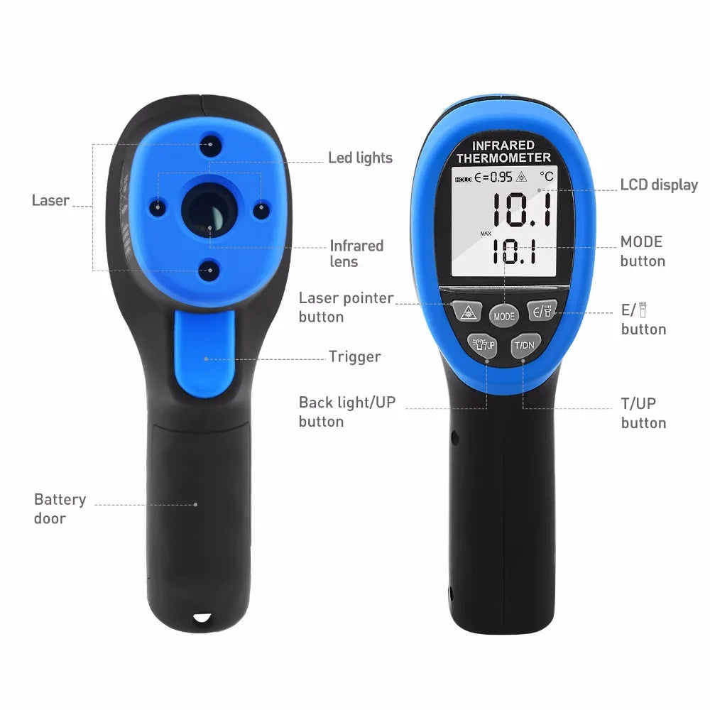 Thermometer -50-1500 Non-Contact IR Temperature Sensor Pyrometer