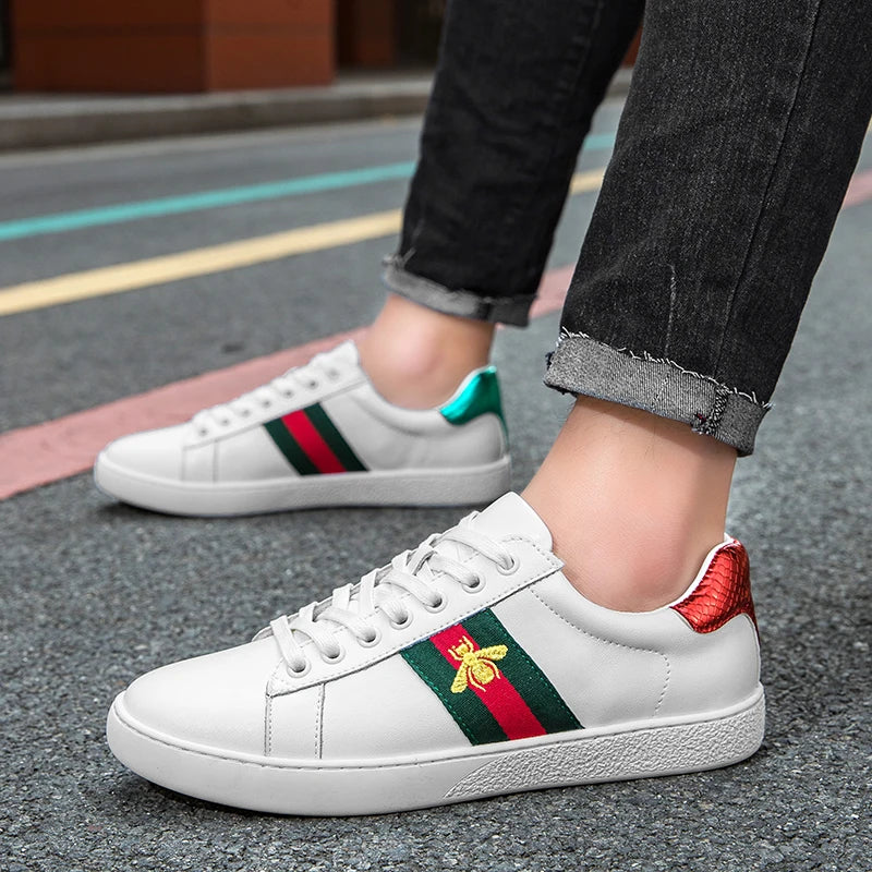 Leather Comfortable Walking Shoes Luxury Design Original Skate Shoes for Men