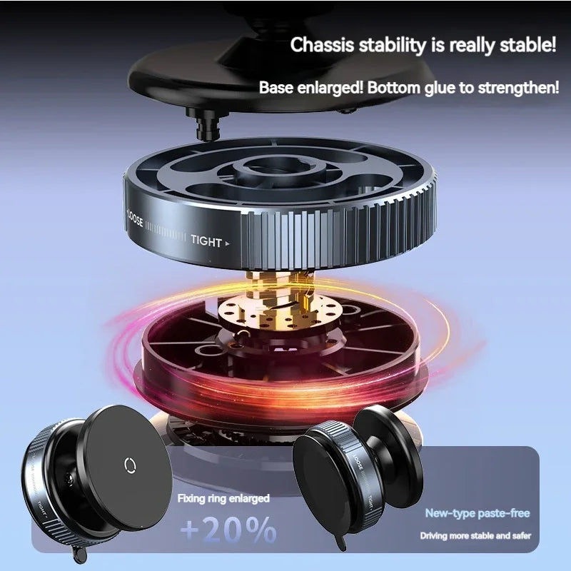 Vacuum Magnetic Car Phone Holder, Universal Suction Cup, Mirror Gym Bath Shower