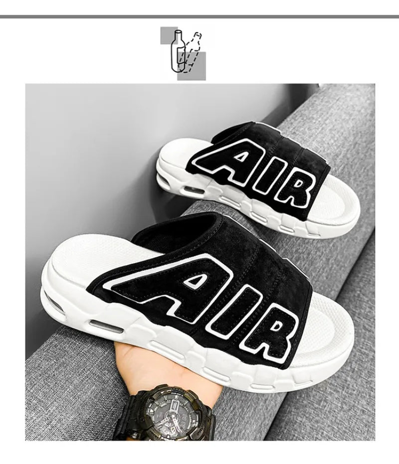 Men Slippers Man Air Cushion Designer Slippers Men's Flip Flops