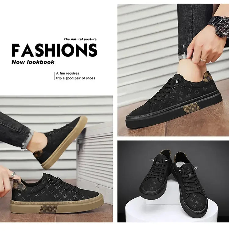 Luxury Sneakers for Men Casual Breathable Running Shoes High Quality