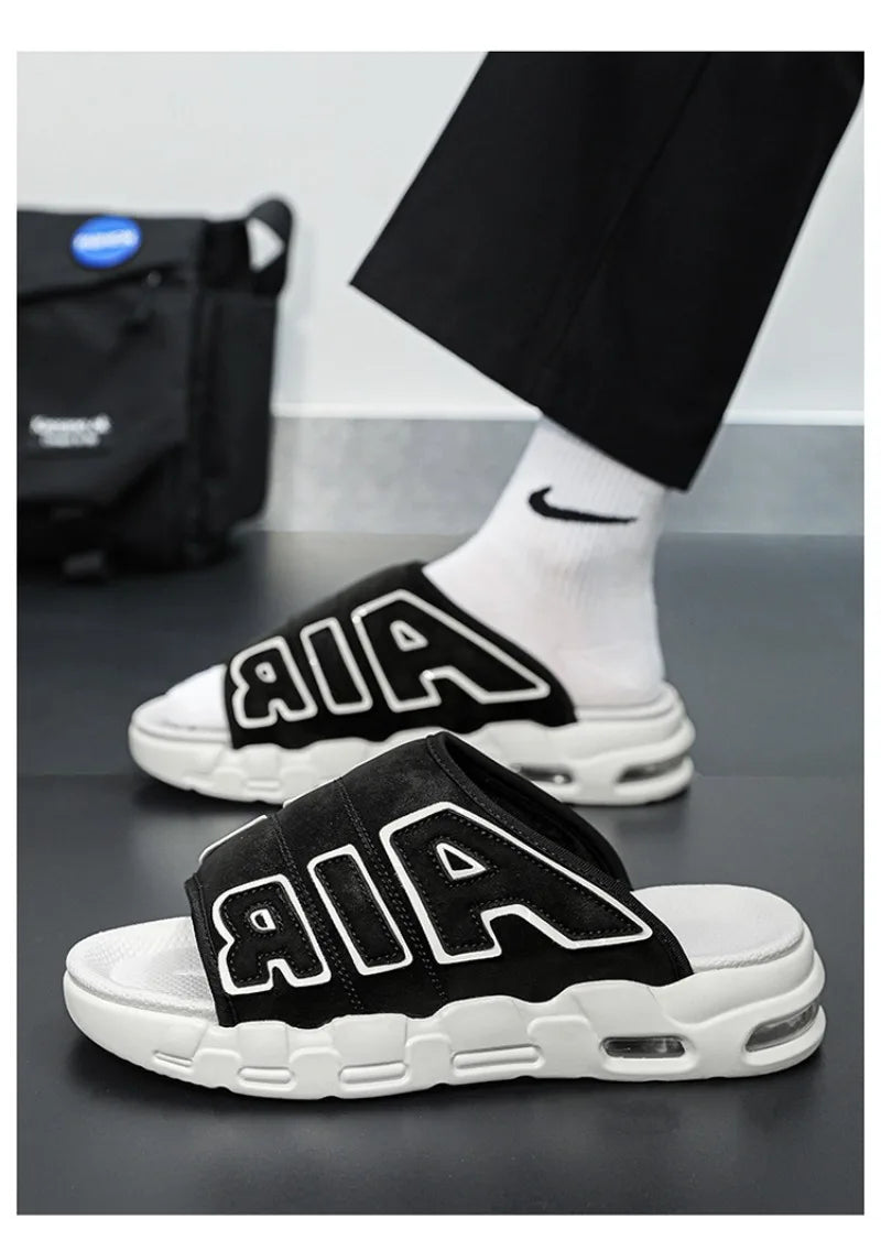 Men Slippers Man Air Cushion Designer Slippers Men's Flip Flops
