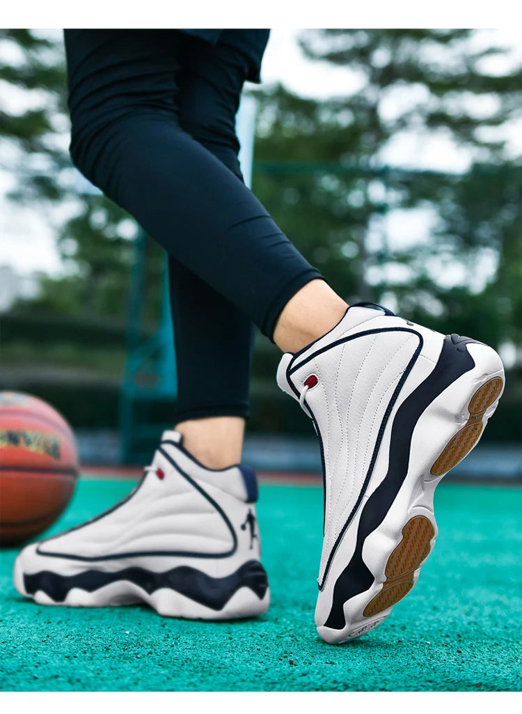 High Quality Basketball Shoes Men Sneakers Boys Basket Shoes Autumn High Top