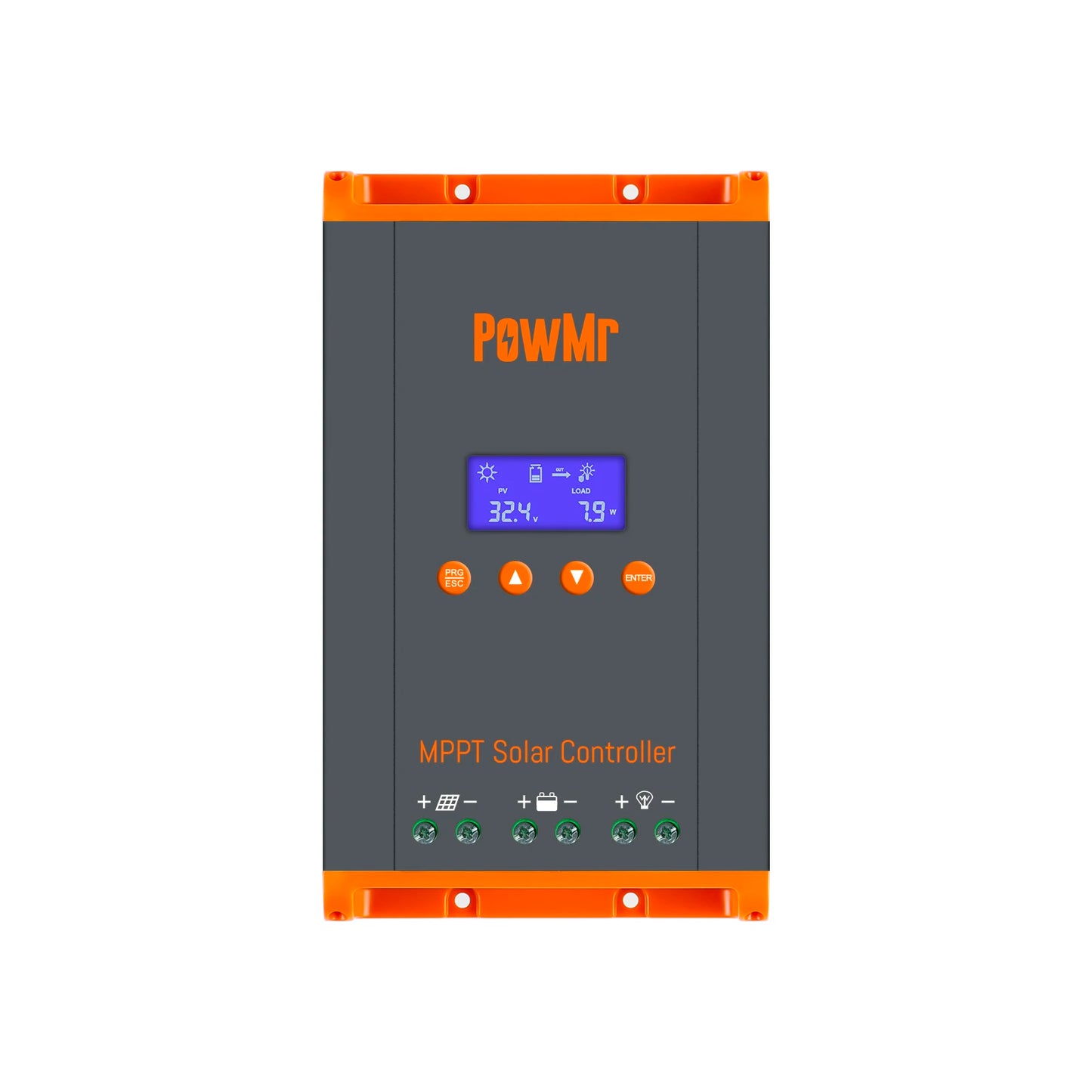 PowMr New 60A MPPT Solar Charge Controller 12V/24V/36V/48V LCD Dispaly Max Solar