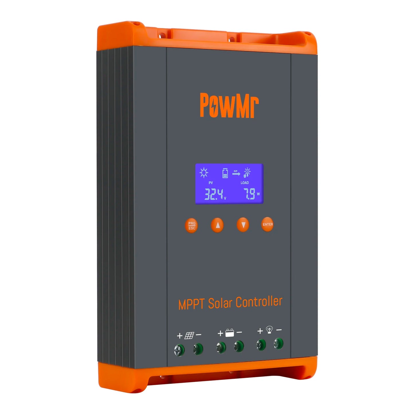 PowMr New 60A MPPT Solar Charge Controller 12V/24V/36V/48V LCD Dispaly Max Solar