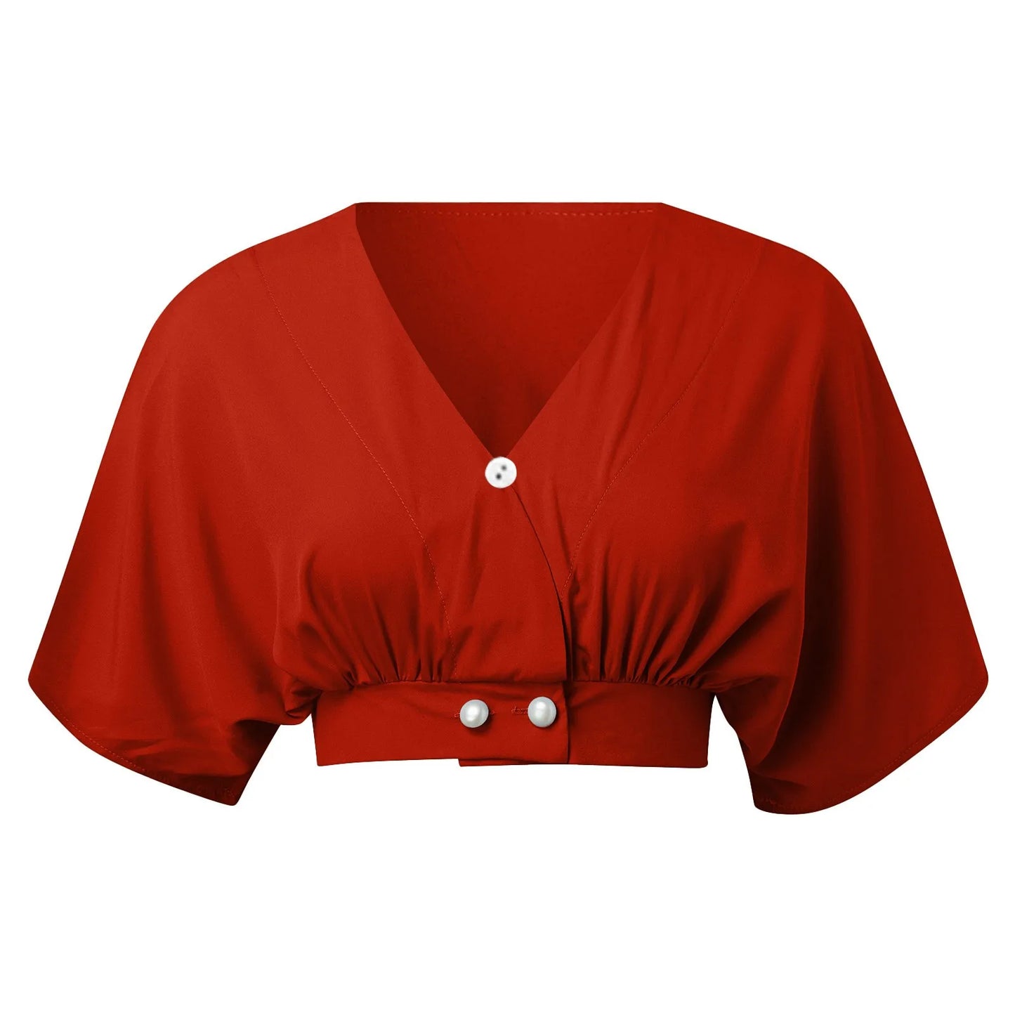 Women Pleated 2 Piece Pants sets Outfits Casual Loose Button Shirt Blouse Top