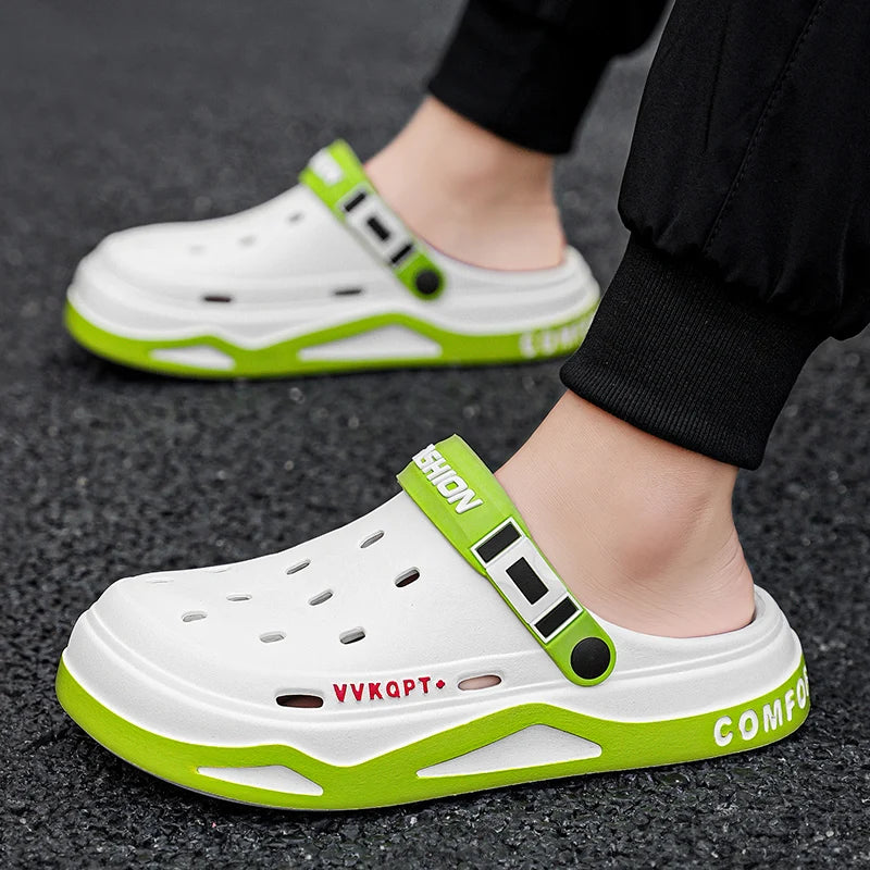 EVA Soft-soled Platform Slides Sandals Indoor Outdoor Walking Beach