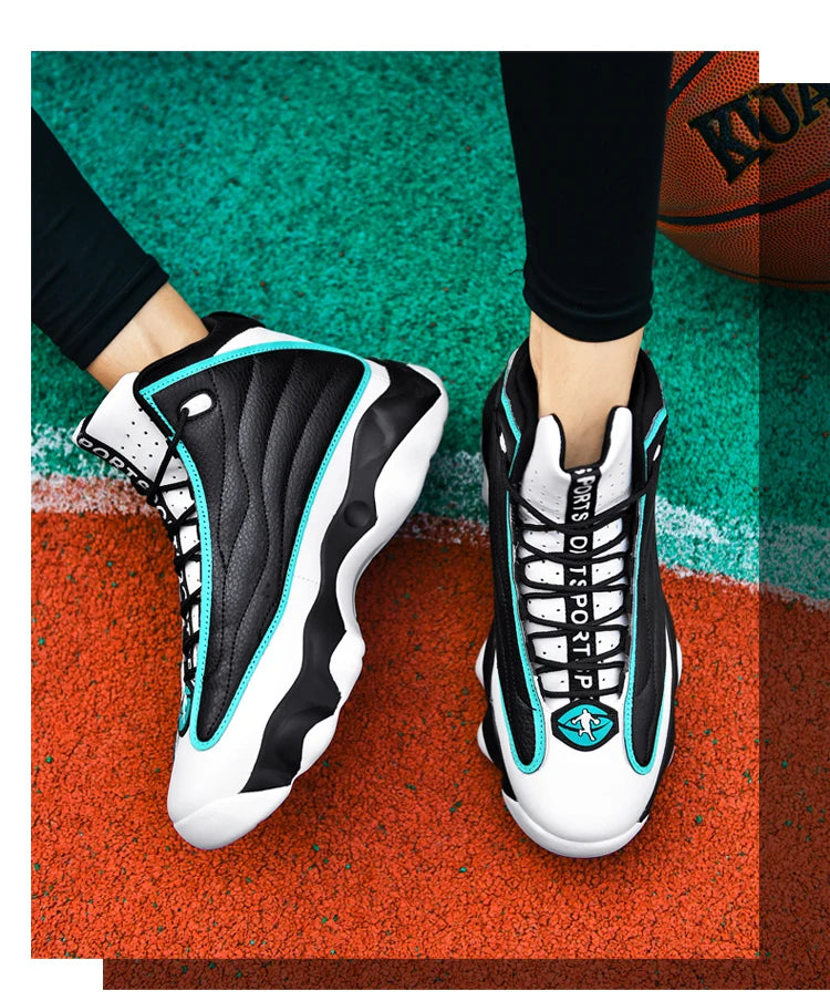 High Quality Basketball Shoes Men Sneakers Boys Basket Shoes Autumn High Top