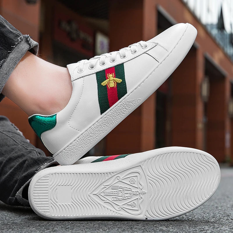 Leather Comfortable Walking Shoes Luxury Design Original Skate Shoes for Men