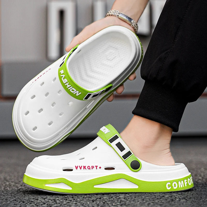 EVA Soft-soled Platform Slides Sandals Indoor Outdoor Walking Beach