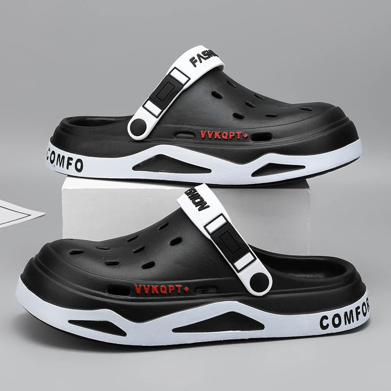 EVA Soft-soled Platform Slides Sandals Indoor Outdoor Walking Beach