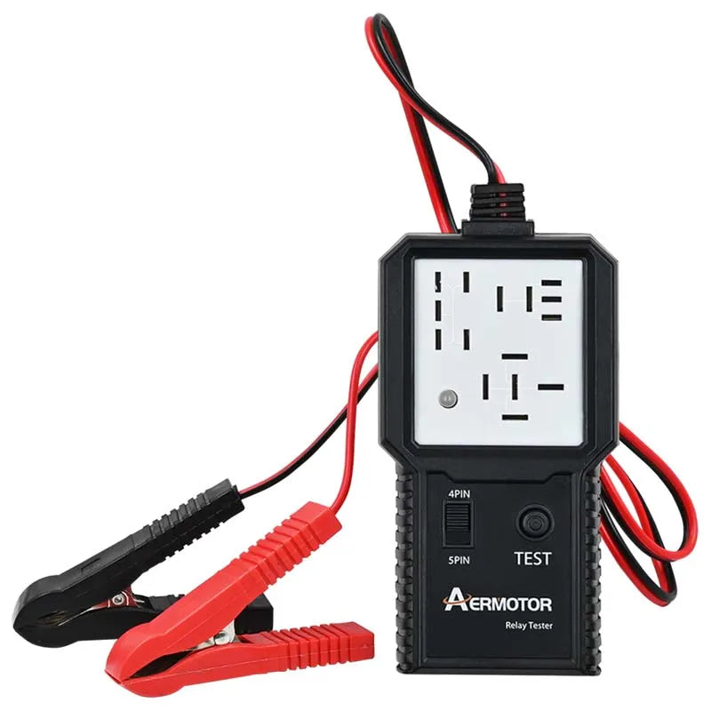 Aermotor 12-24V Car Relay Tester Electronic Automotive Relay Detector Auto Battery