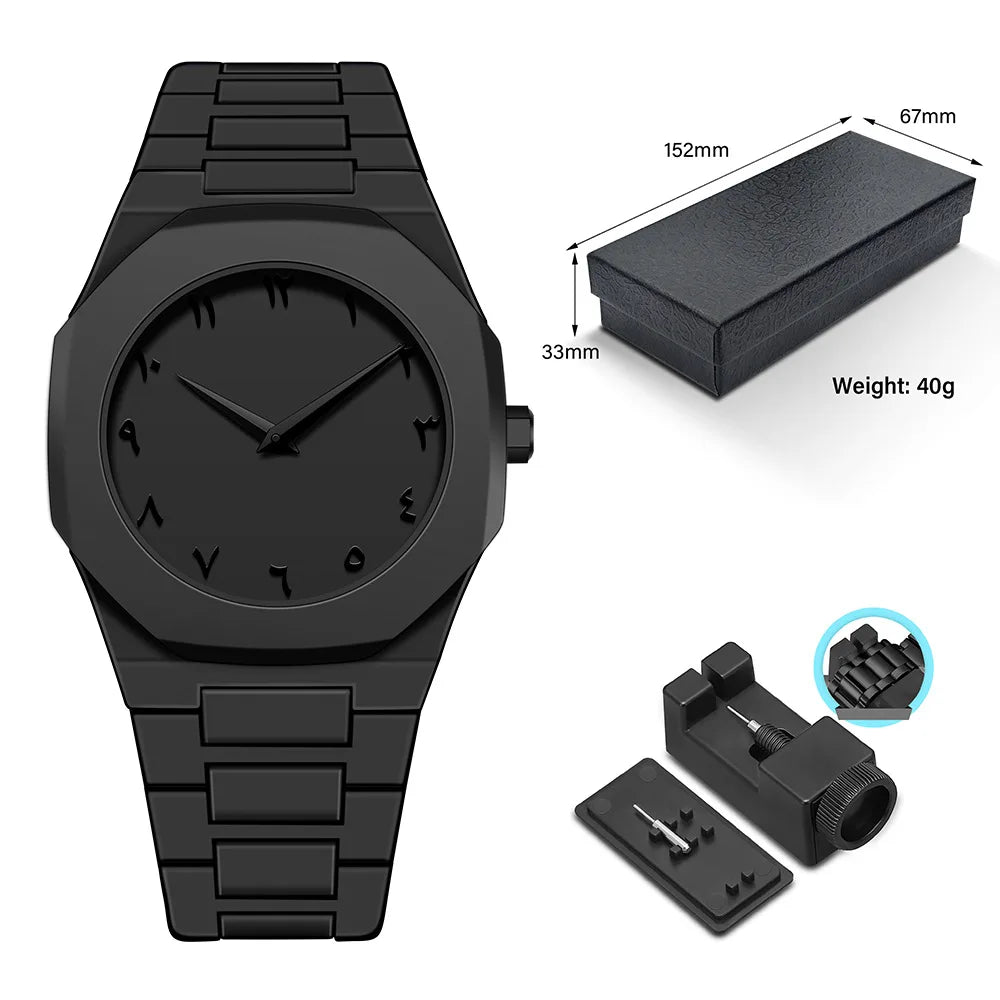 Hot DIY Plastic Strap Waterproof Quartz Men's Watch Style Fashion Brand Lightweight
