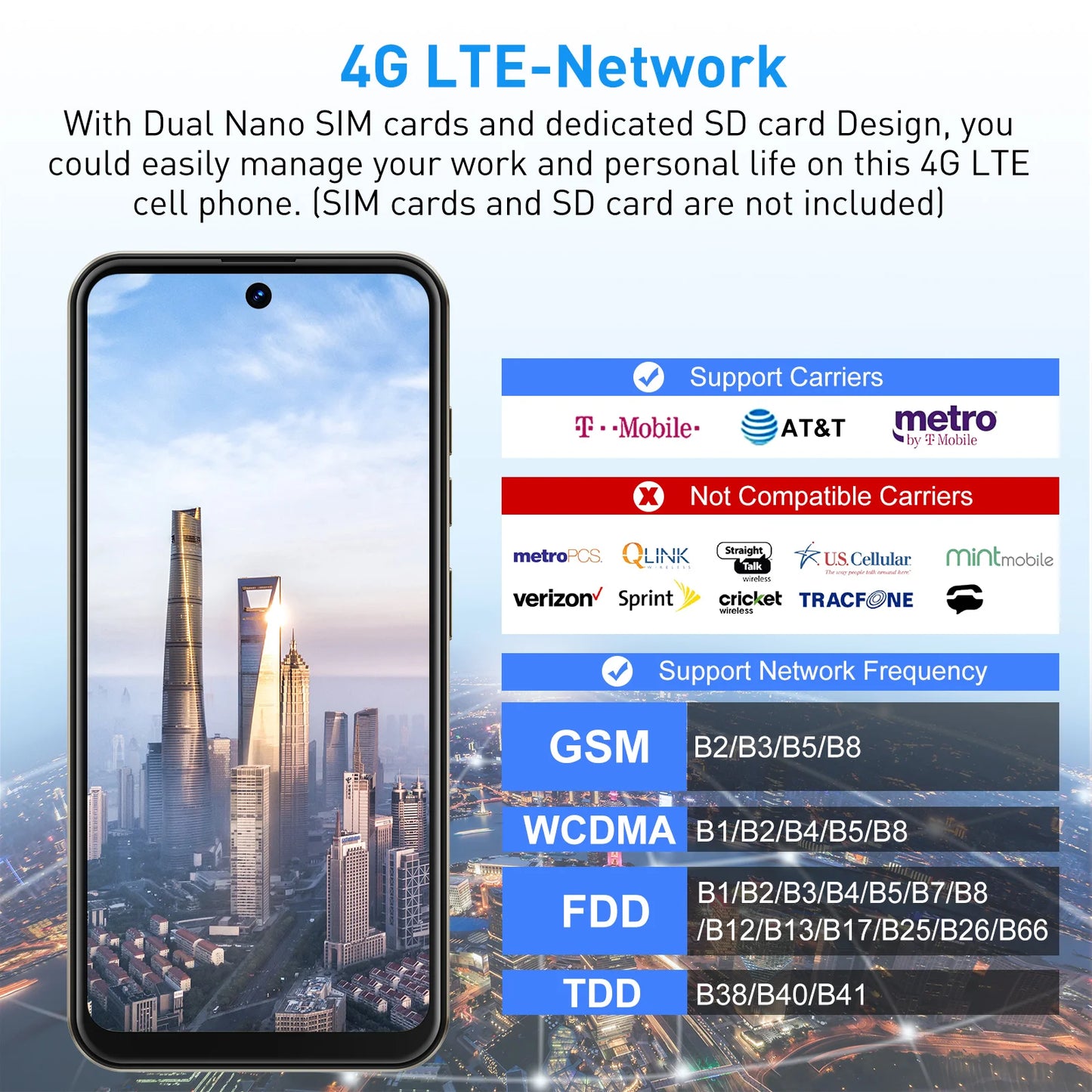 XGODY X31 New,Cell phone,6.5 inch,3GB RAM,64GB ROM,Smartphone Android,