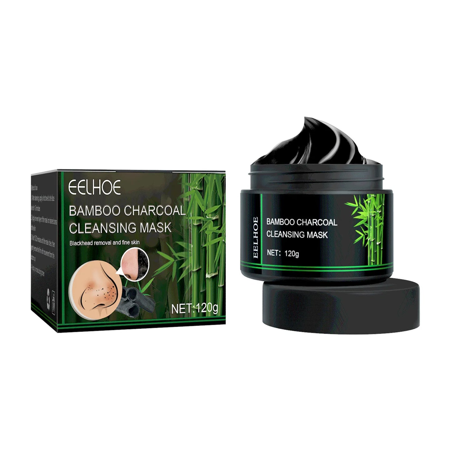 EELHOE Blackhead Remover Face Mask Oil-Control Nose Black Dots Peel off
