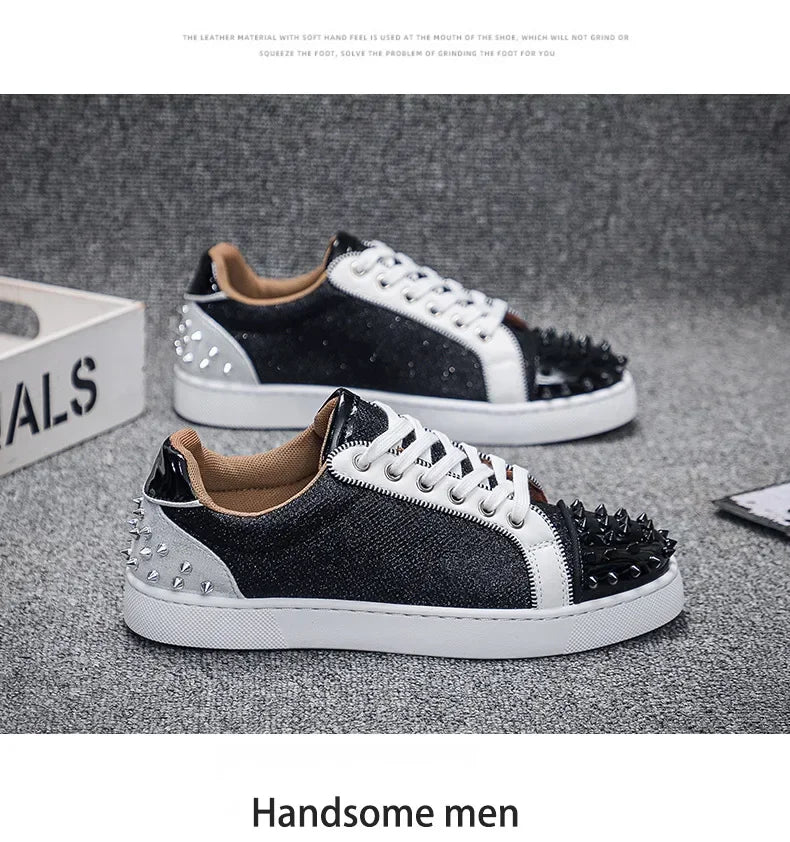 Fashion Men's Casual Shoes Leather Board Shoes for Men High Quality Classic