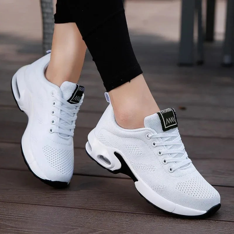 Women Sneakers Outdoor Running Air Cushion Sport Shoes Increase
