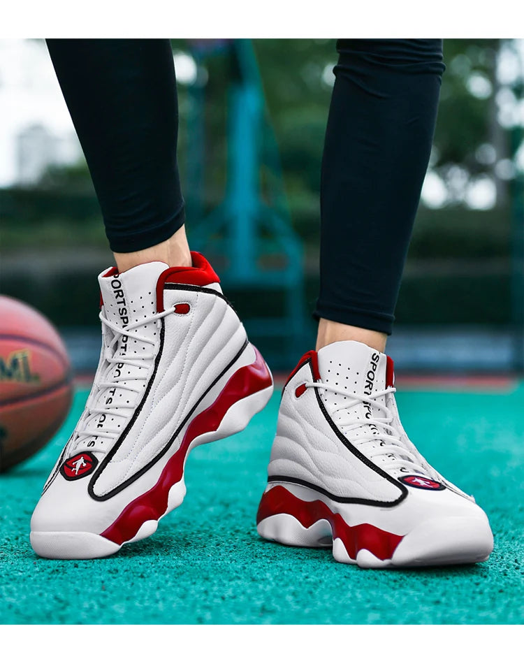High Quality Basketball Shoes Men Sneakers Boys Basket Shoes Autumn High Top