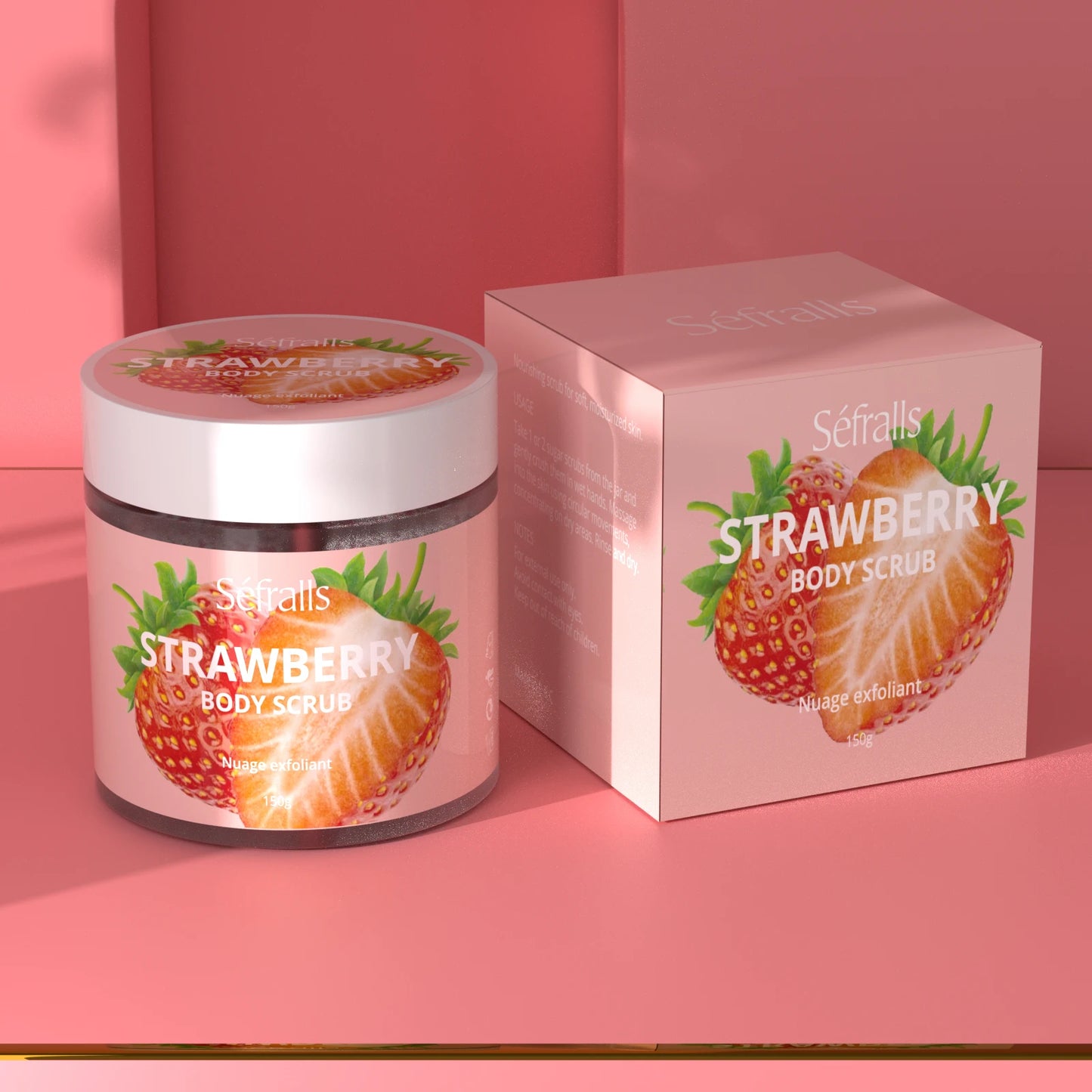 Hydrating Body Scrub Sugar Scrub Moisturize Smooth Cleansing Skin