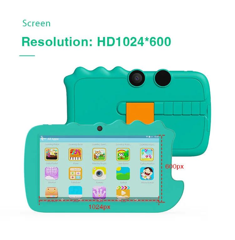 QPS Best Gift 7 inch Kids Tablet Children Pre-Installed Educational APP Android Tablet Pc for Boys Girls