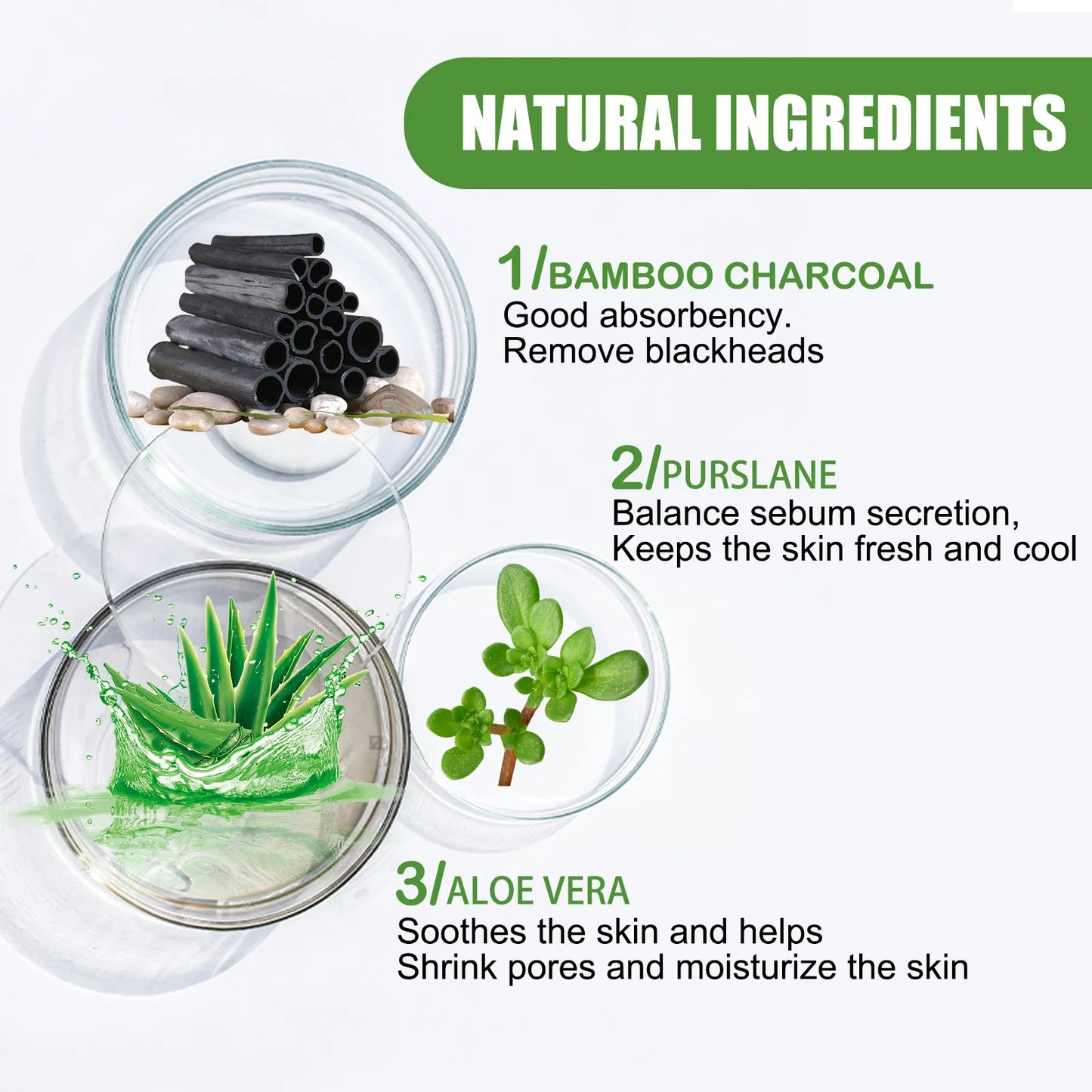 EELHOE Blackhead Remover Face Mask Oil-Control Nose Black Dots Peel off