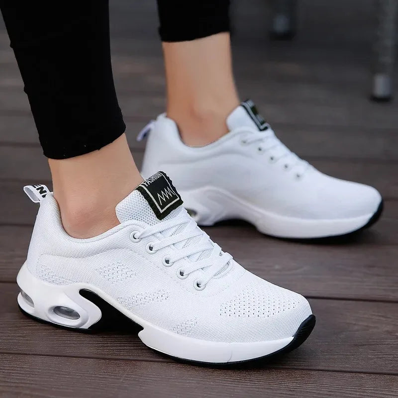 Women Sneakers Outdoor Running Air Cushion Sport Shoes Increase