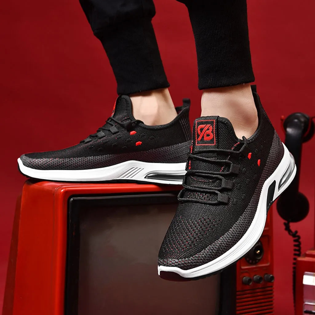 Men's Casual Shoes High Top Breathable Shoes Men Running Shoes Summer Sport