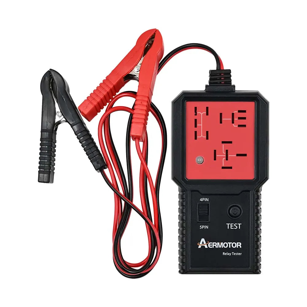 Aermotor 12-24V Car Relay Tester Electronic Automotive Relay Detector Auto Battery