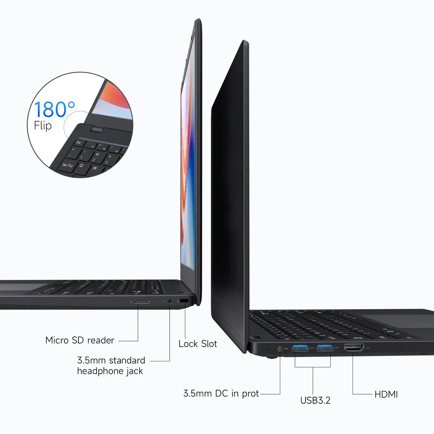 14 Inch Windows 11 Laptops pc New N4000 2.6Ghz 8GB RAM 256GB
