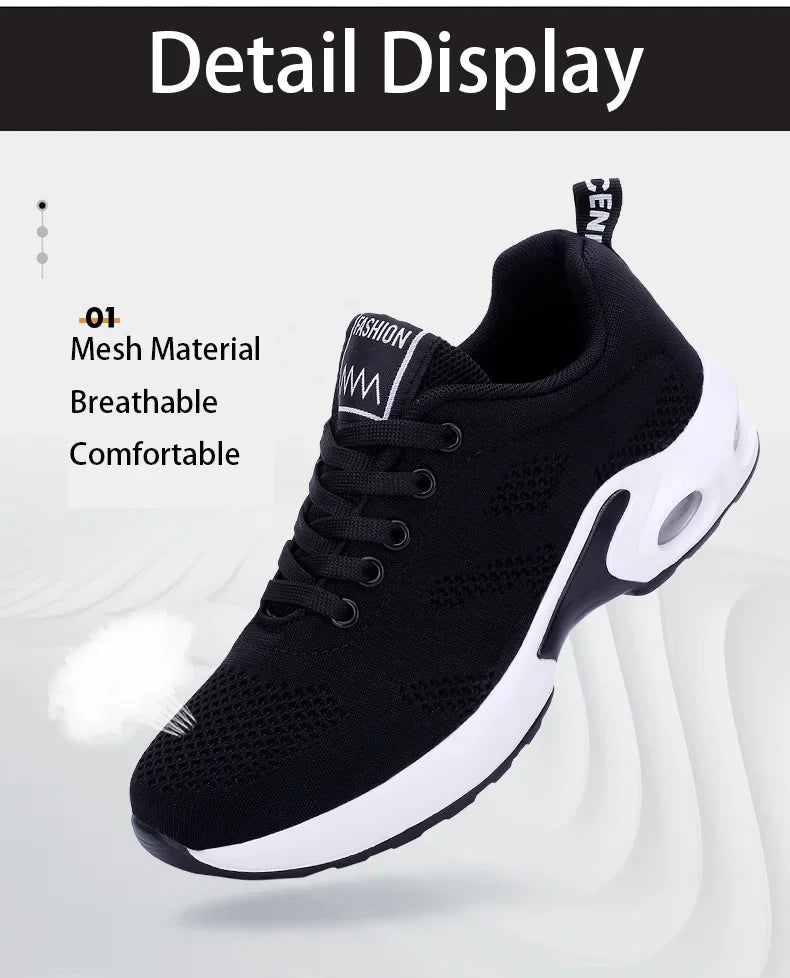 Women Sneakers Outdoor Running Air Cushion Sport Shoes Increase
