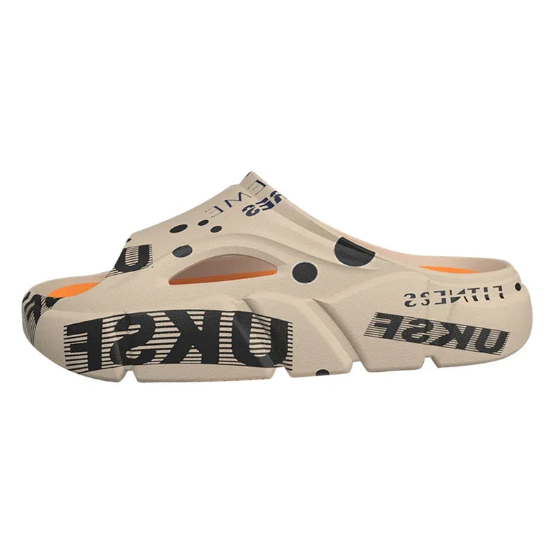 Outdoor Men Beach Shoes Non-Slip Slippers Thick Sandals Summer Casual Shoes