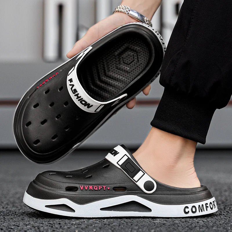 EVA Soft-soled Platform Slides Sandals Indoor Outdoor Walking Beach