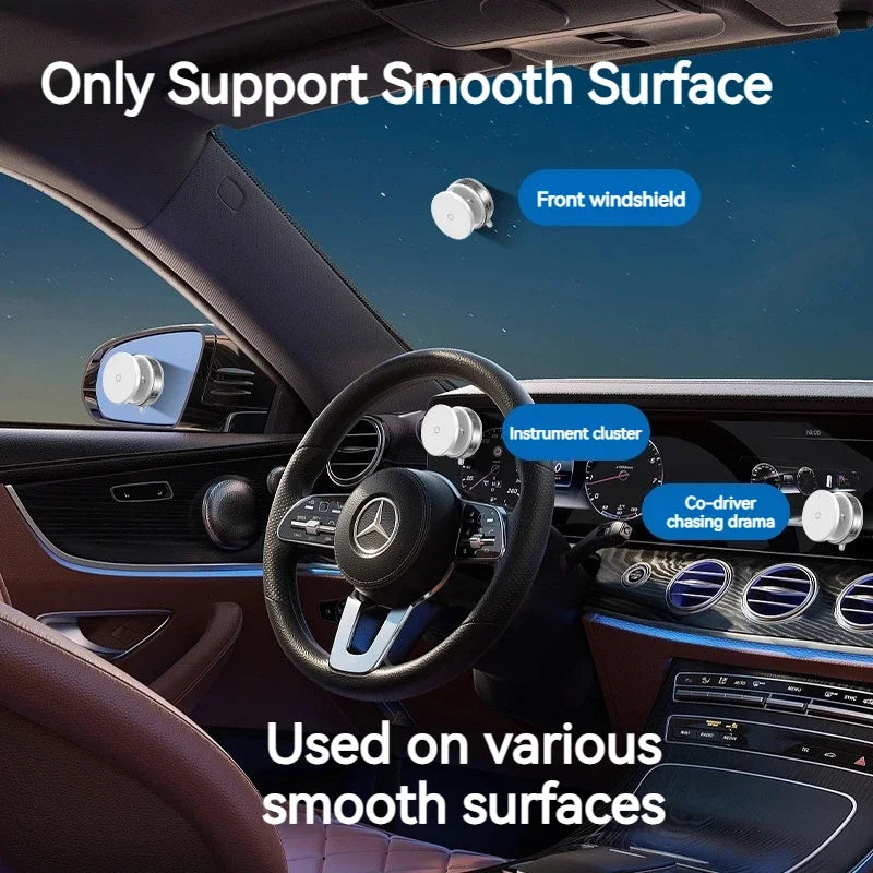 Vacuum Magnetic Car Phone Holder, Universal Suction Cup, Mirror Gym Bath Shower