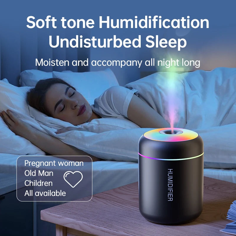 180ML Mini Air Humidifier USB Electric Aroma Diffuser Essential Oil Purifier