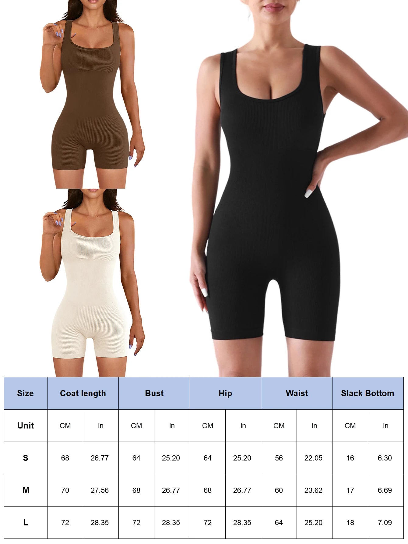 Threaded Jumpsuit Shorts Seamless Elastic Sportswear Fitness