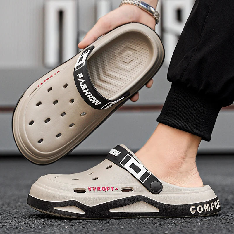 EVA Soft-soled Platform Slides Sandals Indoor Outdoor Walking Beach
