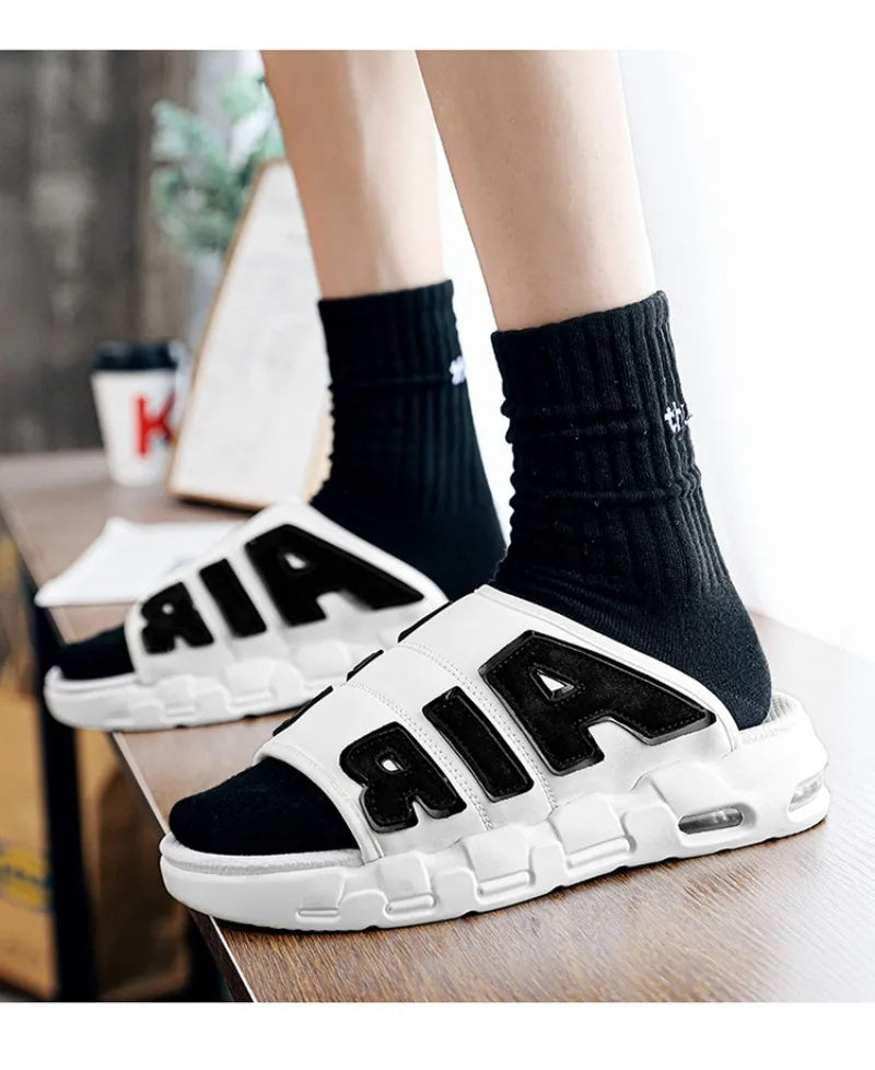 Men Slippers Man Air Cushion Designer Slippers Men's Flip Flops