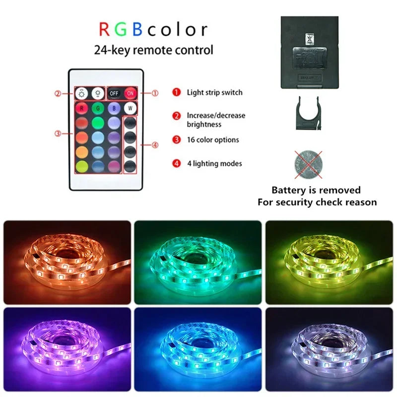 USB LED Strip Lights APP Control Color Changing 5050 RGB Led Light Flexible