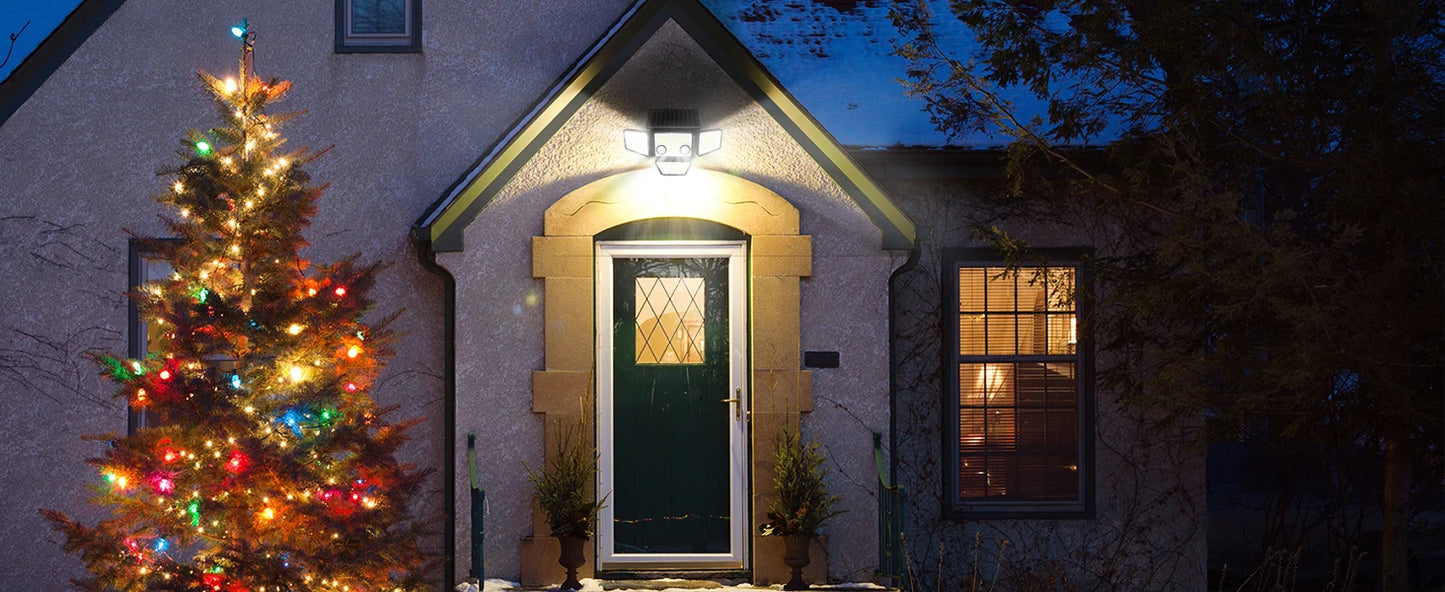 Solar Outdoor Lights - 3000LM 188 LED Motion Sensor Lights Solar