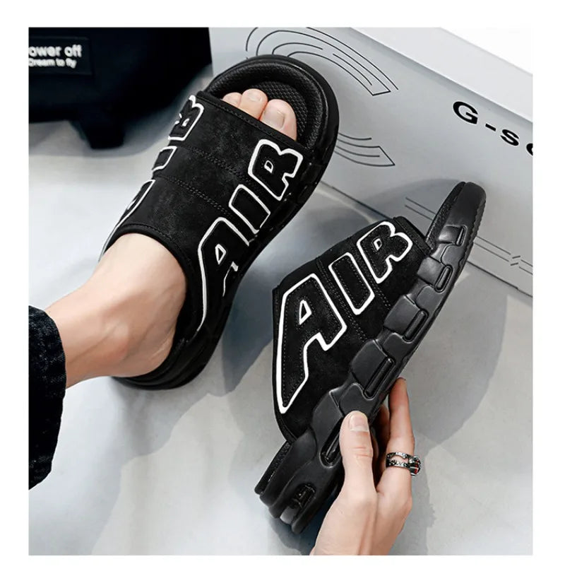Men Slippers Man Air Cushion Designer Slippers Men's Flip Flops