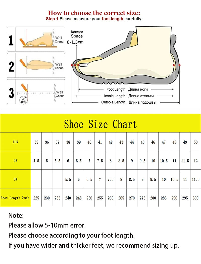 Men's Shoe Breathable Thick Soled Casual Sneakers Outdoor Running