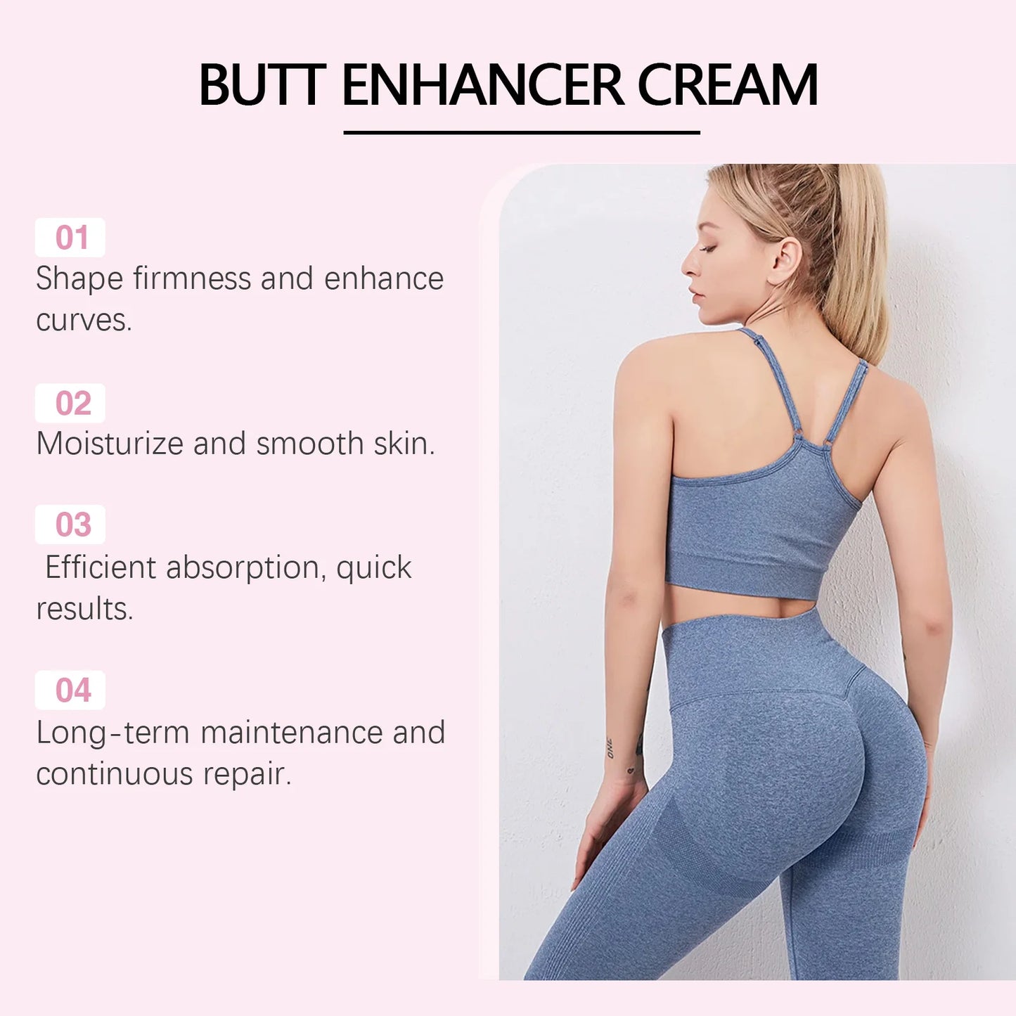 Bee Venom Butt Lift Cream Buttocks Firming and Shaping Sexy Body Massage Treatment