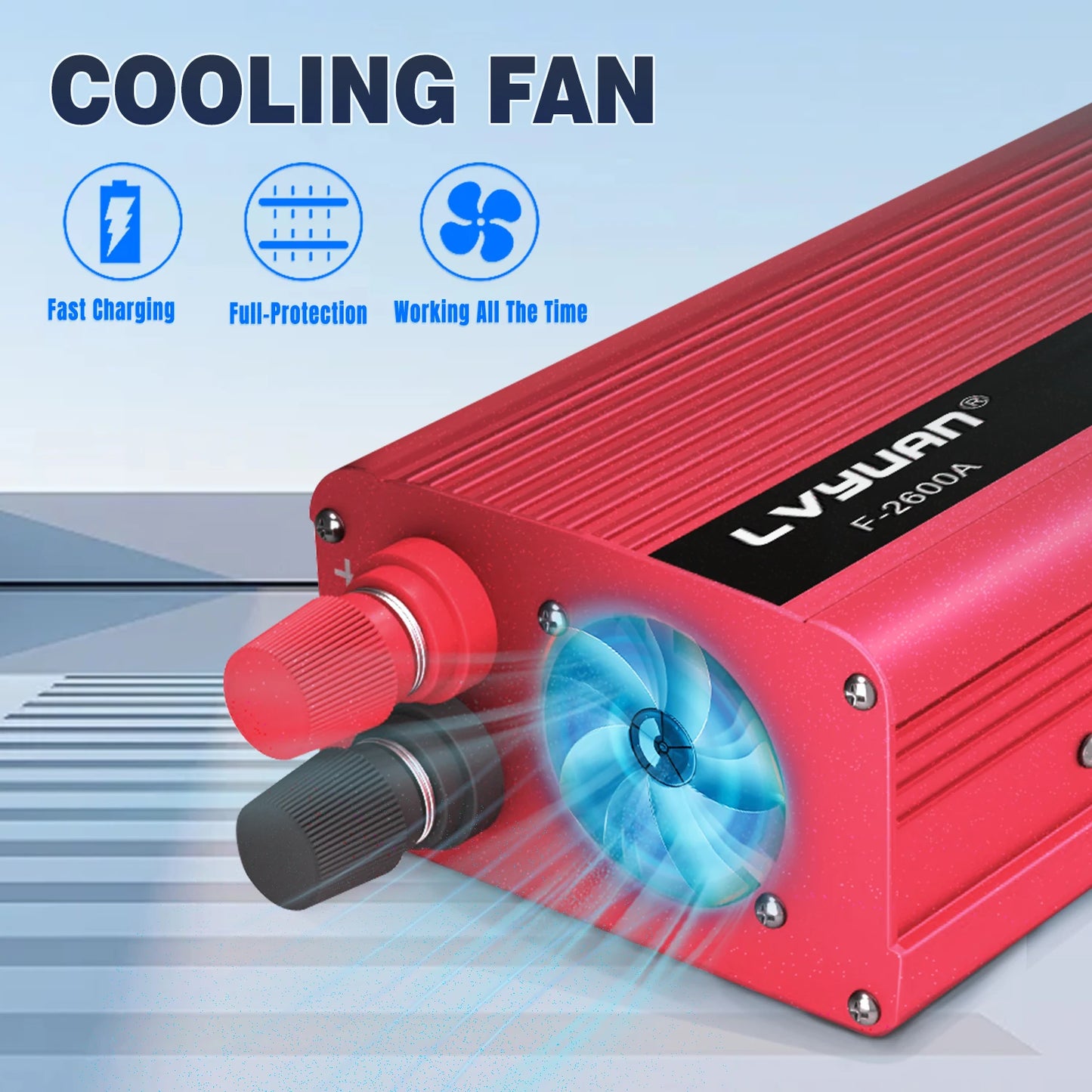 DC12V to AC110V Inverter Power 1500W/2000W/2600W Portable Car Inverter