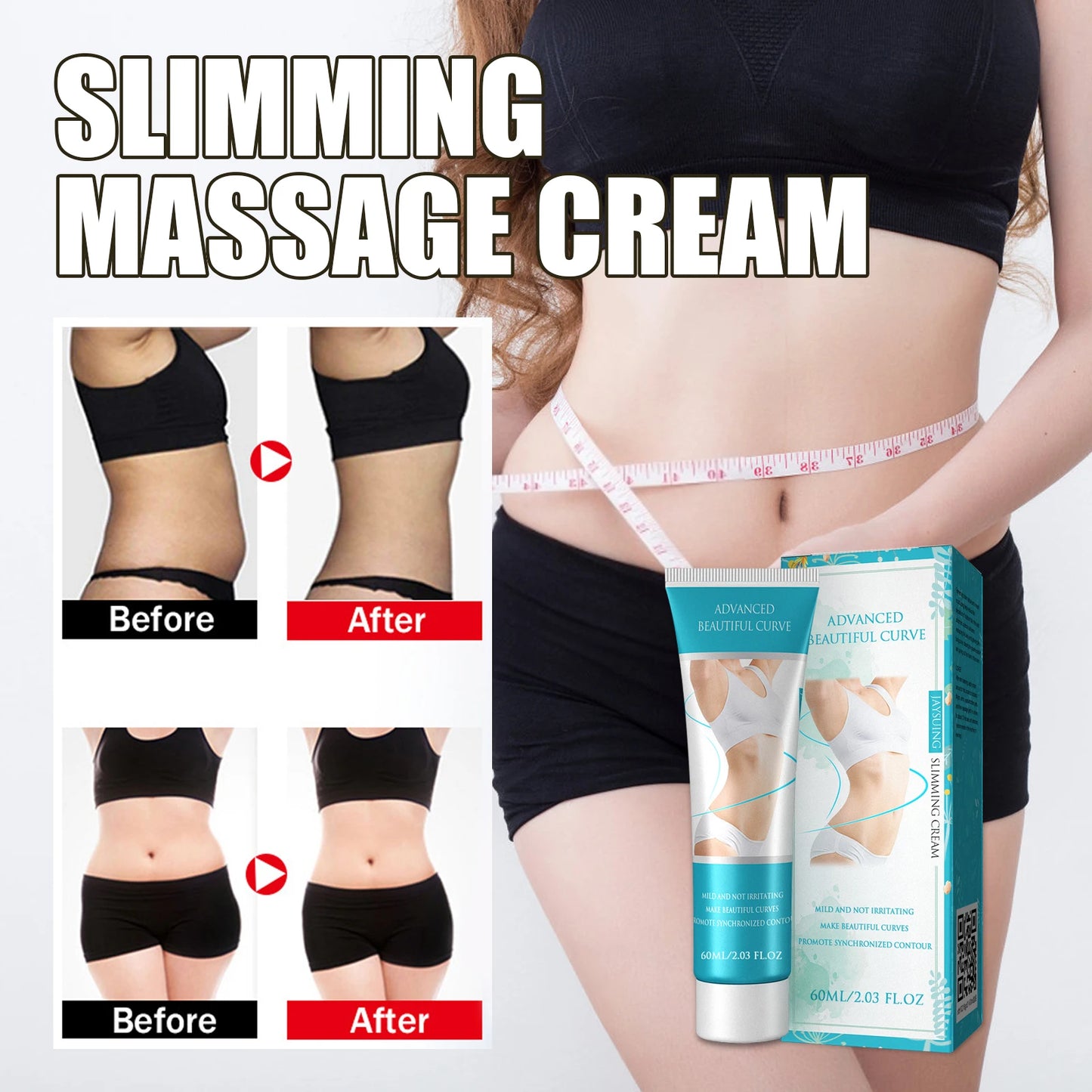 Advanced Beautiful Curve Slimming Body Care Mild Not Irritating Elastic
