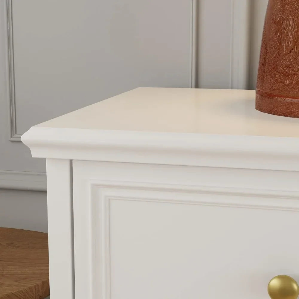 Living Room Cabinet, 9 Drawer Dresser, Drawer with Wide Drawers and Wood Legs, Living Room Cabinet